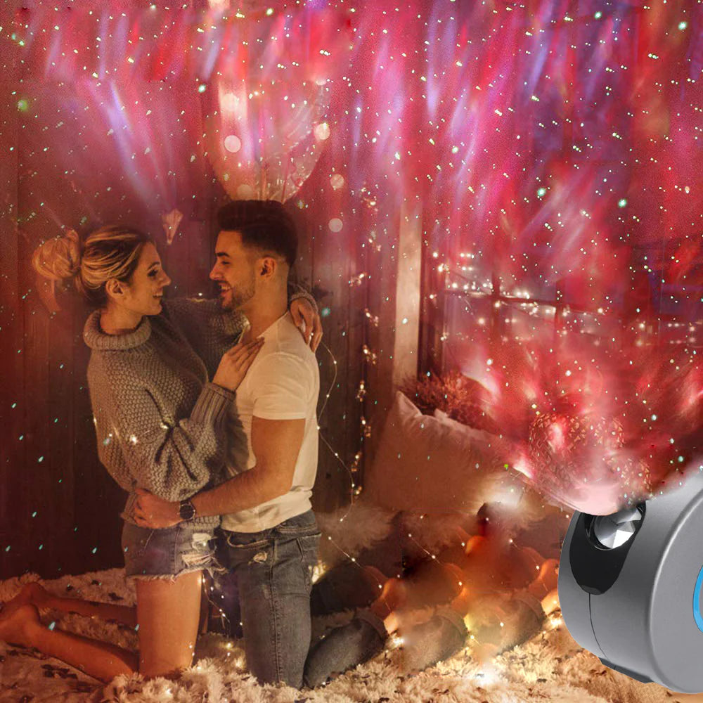 Galaxy Starry Sky Rotating Projector with LED Laser